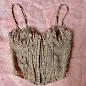 Lace urban outfitters corset